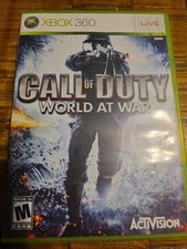 Call of Duty: World at War -- Platinum Hits (Microsoft Xbox 360, 2010) with Book