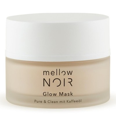 mellow NOIR Glow Mask 50 ml | Daily Night Cream | Reduces Visible Pores Rednes-.