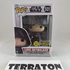 Funko Pop! Star Wars Mandalorian Luke Skywalker Glow #501 Star Wars EE Exclusive