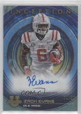 2022 Bowman Inception University Blue Foil 74/99 Zach Evans #BIA-ZES Auto 0eo6