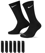 Nike Dri Fit Dry Cushioned Cotton Crew Socks 6 Pairs L