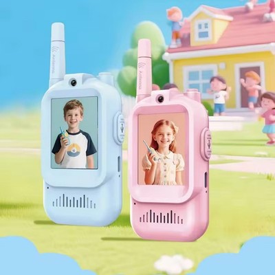 Walkie Talkie Walky Talky mit Kamera wiederaufladbar mit Display für Outdoor
