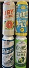 4 Shiner 24 OUNCE BEER CANS Texas Lemon Pils, Ruby Redbird, Sea Salt, Blonde — photo 1