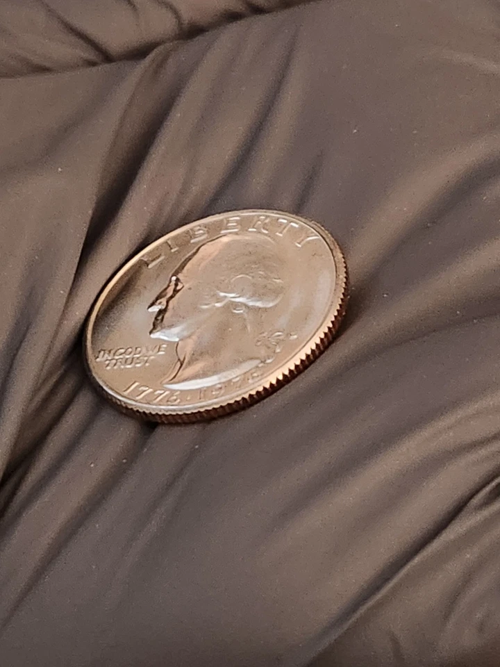 Moneda Bicentenario Cuarto D 1776-1976 - Rara moneda coleccionable Foto 3 de 4