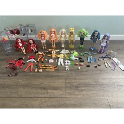 Rainbow High Lot   9 Dolls rare Delilah + Winter Break + Closet & Accessories