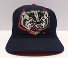 Vintage 1990s Wisconsin Badgers Zephyr Graf-X Ncaa 6 7/8 Fitted Hat Cap