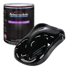 Productionshop 1 Gallon Super Jet Black Performance Basecoat Auto Paint