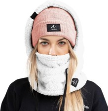 Senllen Balaclava Cold Weather Fleece Windproof Ski Mask Winter Breathable Therm