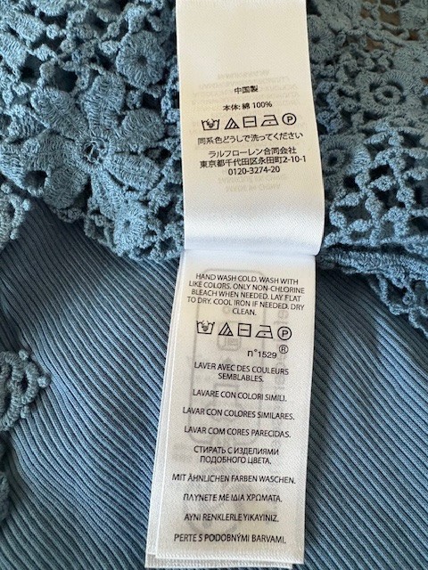 NWT Ralph Lauren Polo crochet top blouse shirt thumbnail 11