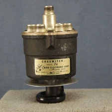 Bird 43 Truline WattMeter Element Antenna Position Coax Switch Model 74 SIX POS