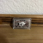 1 Oz German Silver Buffalo Bar In Capsule