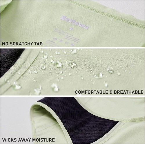 BATTEWA Washable Incontinence Underwear Women Small Absorbent Leakproof Briefs - Picture 6 of 16