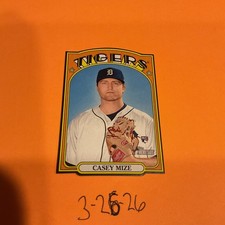 2021 Topps Heritage - 1972 Die-Cuts Casey Mize #72DC-22 (RC)