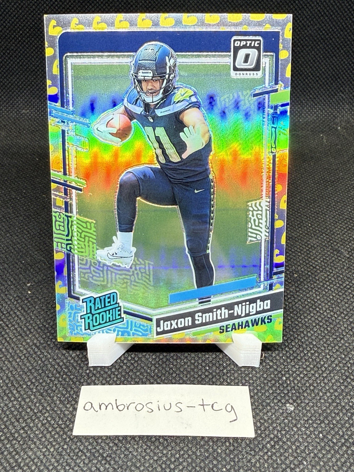2023 Panini  Optic - Rated Rookie Jaxon Smith-Njigba #293 Flex Prizm #132/149