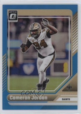 2024 Panini Donruss Optic Aqua Prizm 86/299 Cameron Jordan #144 1kf2