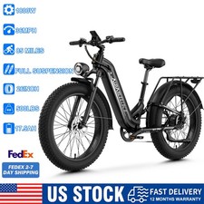 Ebike 26" 1800W 36Mph Electric Bike Mountain Bicycle Fat Tire E-bike for Adults