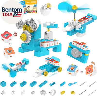 A1 Coding Toy for Kids, Building Block Robot, Fun STEM Toy with Magnetic Control