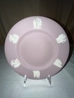 Wedgwood Jasperware Lilac Plate-Neoclassical Cameos-MCM-England