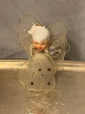 Vintage 1950s Holt Howard Angel Christmas Tree Ornament with Violin