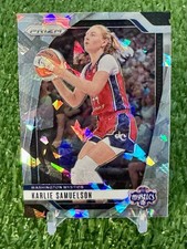 2024 Panini Prizm WNBA Karlie Samuelson #82 Silver Cracked Ice Holo Refractor