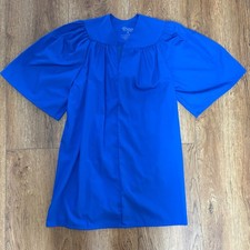 Rhyme University Kids Royal Blue Graduation Gown Size Small 42-45 Inch Height