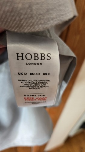 Hobbs Linen Dress Size 12 - Picture 4 of 5