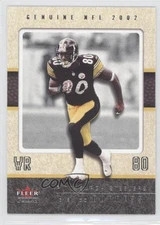 2002 Fleer Genuine Plaxico Burress #10