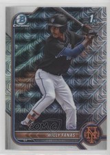 2022 Bowman Chrome Prospects Mega Box Mojo Refractor Willy Fanas #BCP-196 0l1