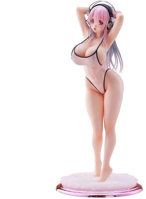 Wave Dream Tech Super Sonico weißer Badeanzug Stil Maßstab 1/7 PVC lackiert komplett