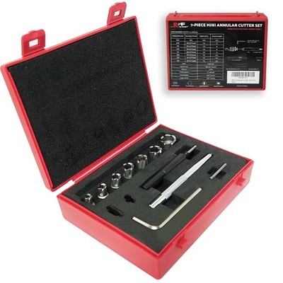 14PC Spot Weld Cutter Kit 7 Drill Bits Auto Body Repair Removal Tool
