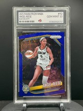 2025 Panini Prizm WNBA #92 Angel Reese RARE Blue Velocity ~GEM MINT PTA 10🔥