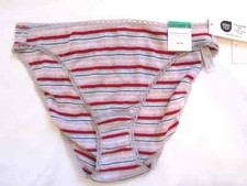 Charter Club Women's Everyday Cotton Bikini Underwear - Multi stripe - SZ XXL