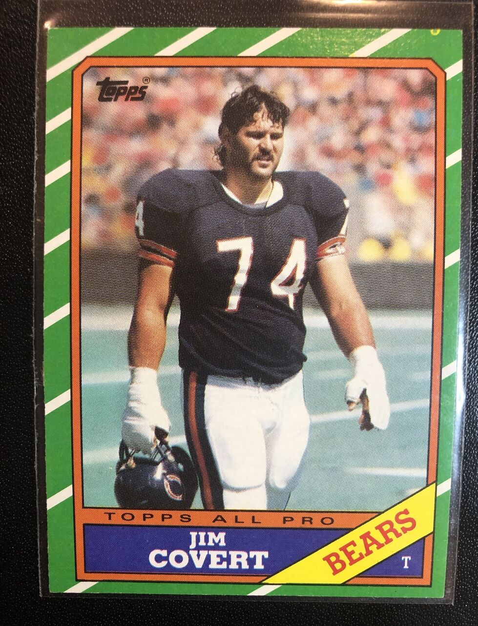 1986 Topps #16 Jim Covert - Chicago Bears