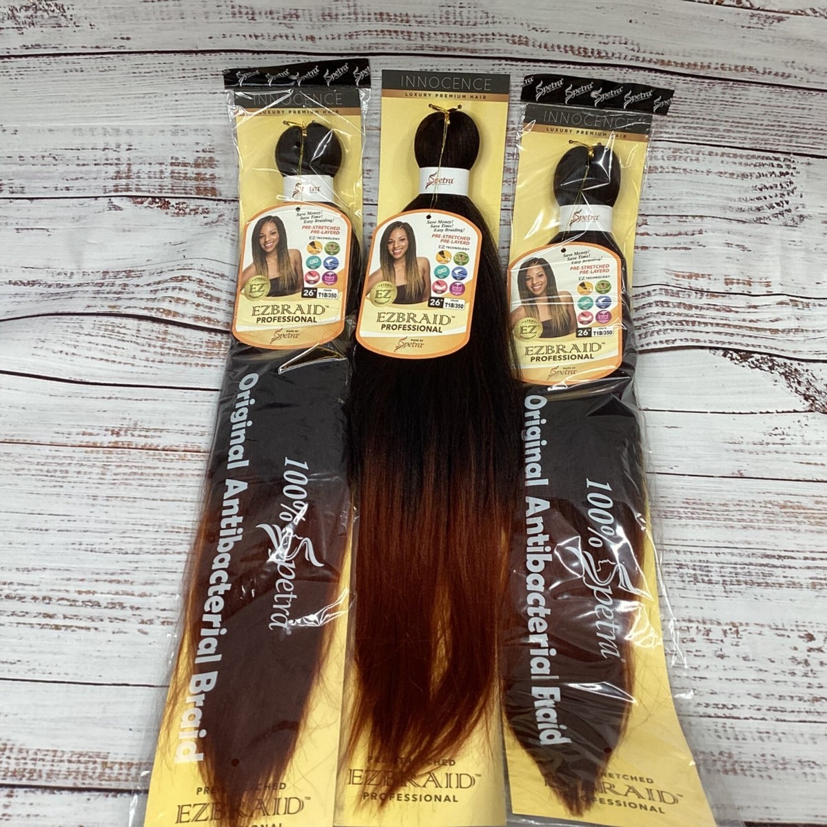 Ez Braid Braiding Hair Professional SPETRA EZ BRAID 26" 4X (4PACK)