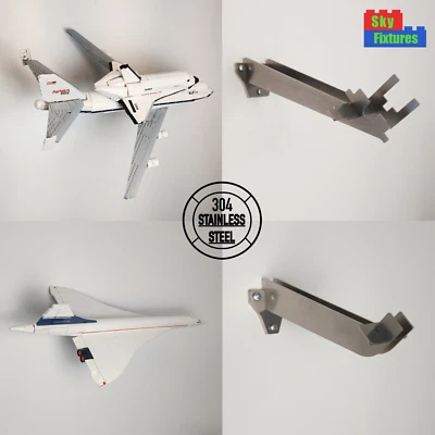 SKY FIXTURES Horizontal Wall Mount for Lego Shuttle Carrier 10360 Concorde 10318