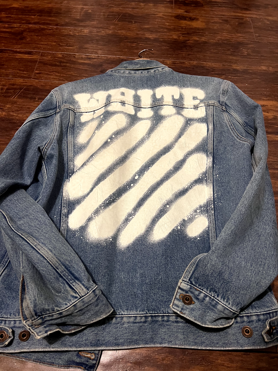 OFF WHITE C/O VIRGIL ABLOH DENIM JACKET SIZE S (2013) | eBay OFF WHITE C/O VIRGIL ABLOH DENIM JACKET SIZE S (2013) | eBay