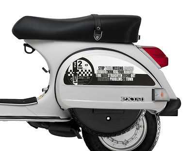 Side Panel Stickers fits Vespa PX T5 Scooter Ska The 