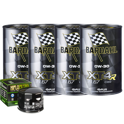 Set Service Bardahl Öl XT4R 0W30 Für Aprilia 1200 Dorsoduro� 2011>