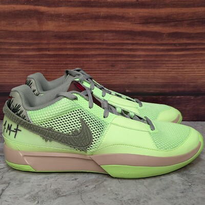 Nike Ja 1 Zombie Halloween Men's 13 Lime Green Basketball Nike Ja 1 Zombie Halloween Men's 13 Lime Green Basketball