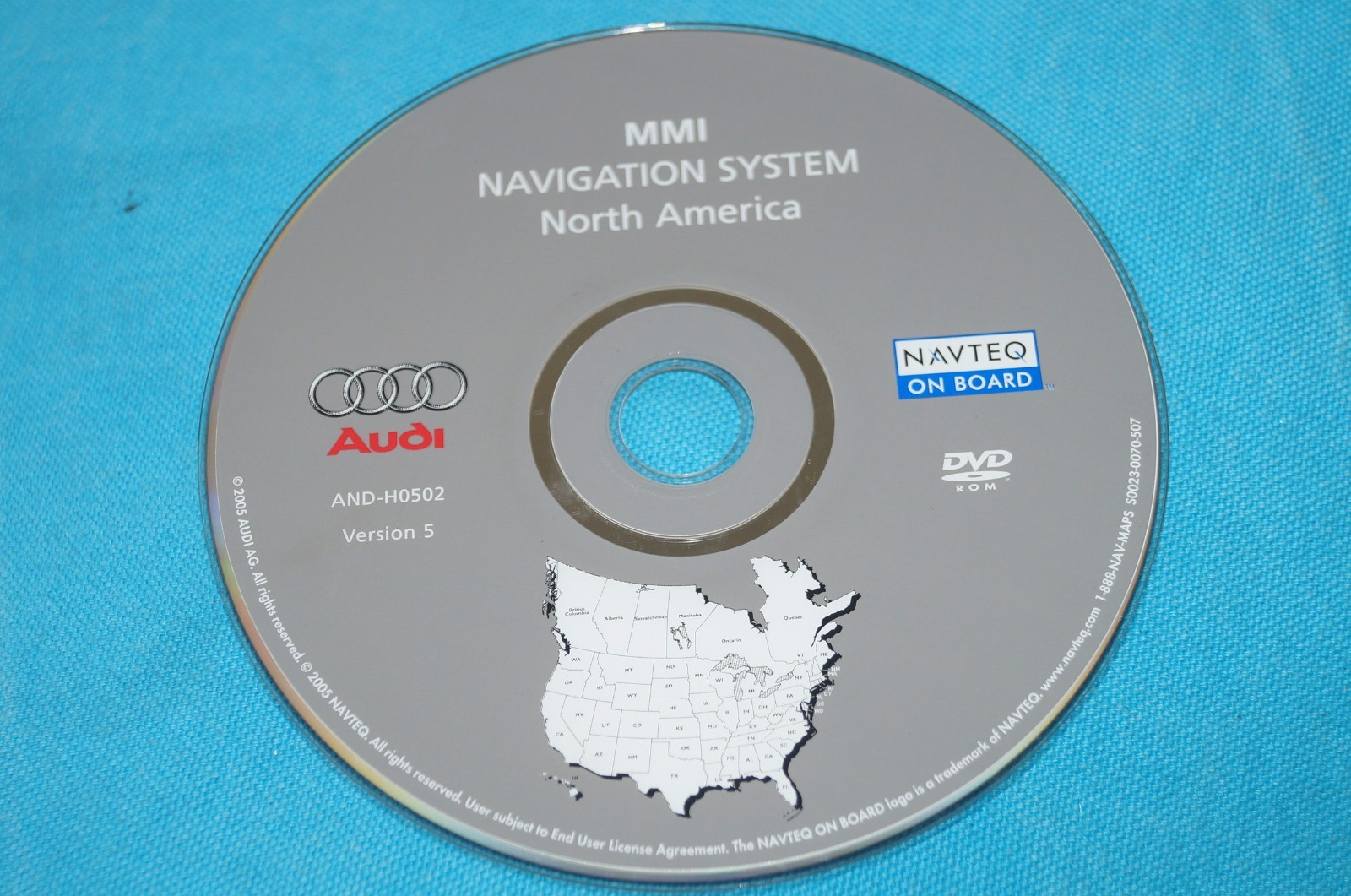 Audi MMI NAV Naviation Map Version 5 Andh0502 Includes Mechanics / Parts CDs for sale online eBay