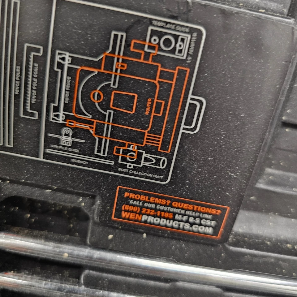 WEN Hard Case for Electric Router Kit with Some Parts 6033 - Image 4 of 4