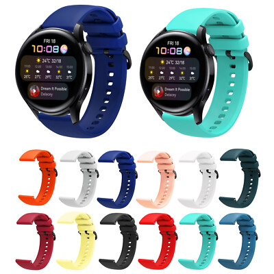 22mm Sport Silicone Watch Band for Huawei Watch 3 Pro GT GT2 Strap Bracelet Belt