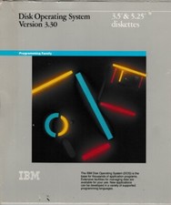 IBM Disk Operating System Version 3.30 w/ Manual 3.5" programming family 1987
