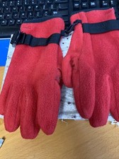 GAP Kids Girls Sz Medium Red Gloves with Cute 