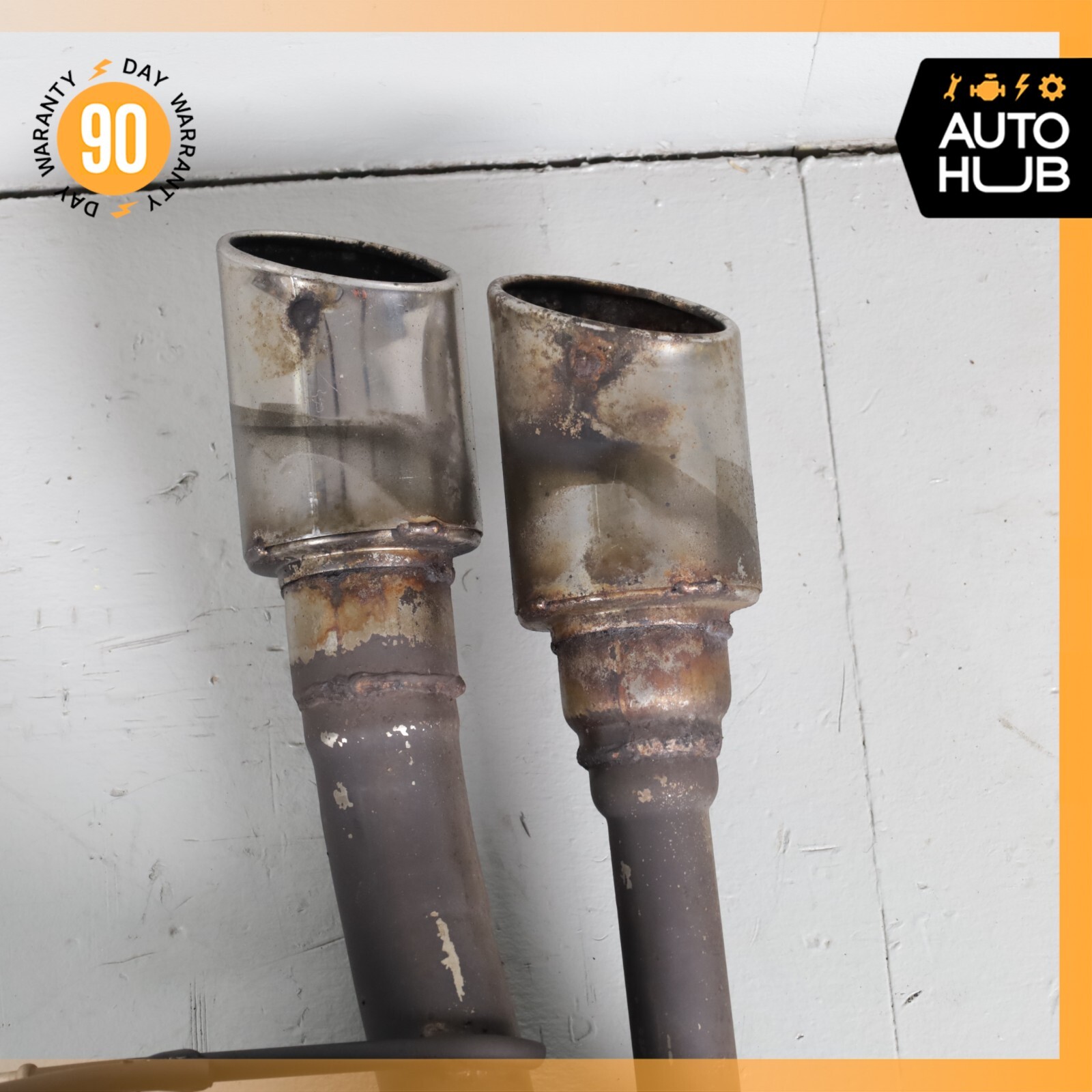 Maserati Quattroporte M139 Exhaust Mufflers Dual Tips Left & Right Side Set 71k