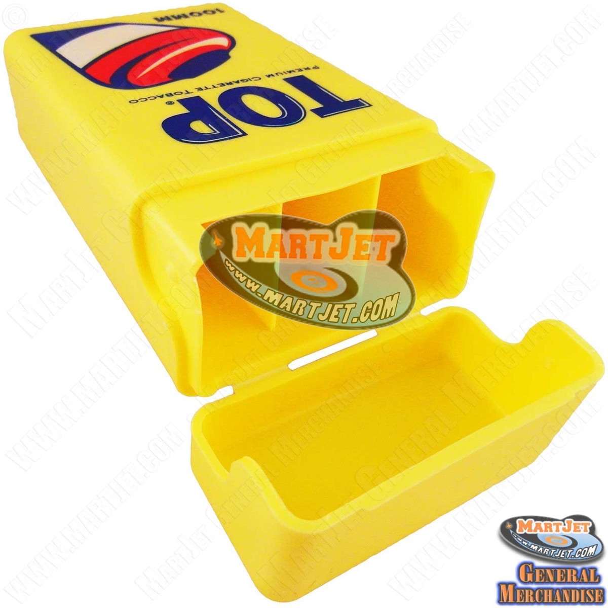 strong box cigarette case Strong-Box Flip Top Cigarette Case 100s Long Size 100 MM Hard Crushproof  Plastic