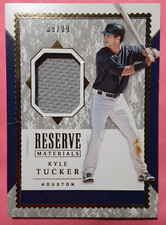 Kyle Tucker - #39/99 - Gold - 2019 Panini Chronicles Reserve Materials #RM-KT