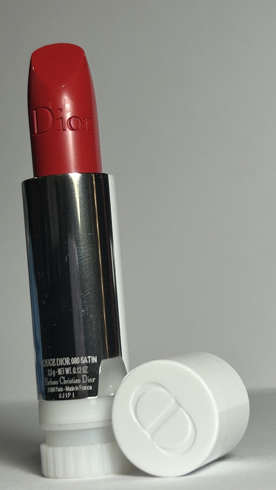 Dior Rouge Dior Lipstick 080 Satin Refill  0.12oz/3.5g New