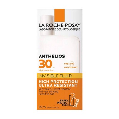 2 Schachteln LA ROCHE-POSAY Anthelios LSF 30 hohe unsichtbare Flüssigkeit (2x50ml)