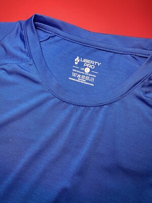 Men s Liberty Pro Pull Over Short Sleeve size Large Athletic Activewear Shirt